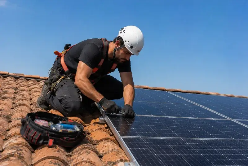 Maintenance et monitoring de panneaux solaires à Gambsheim